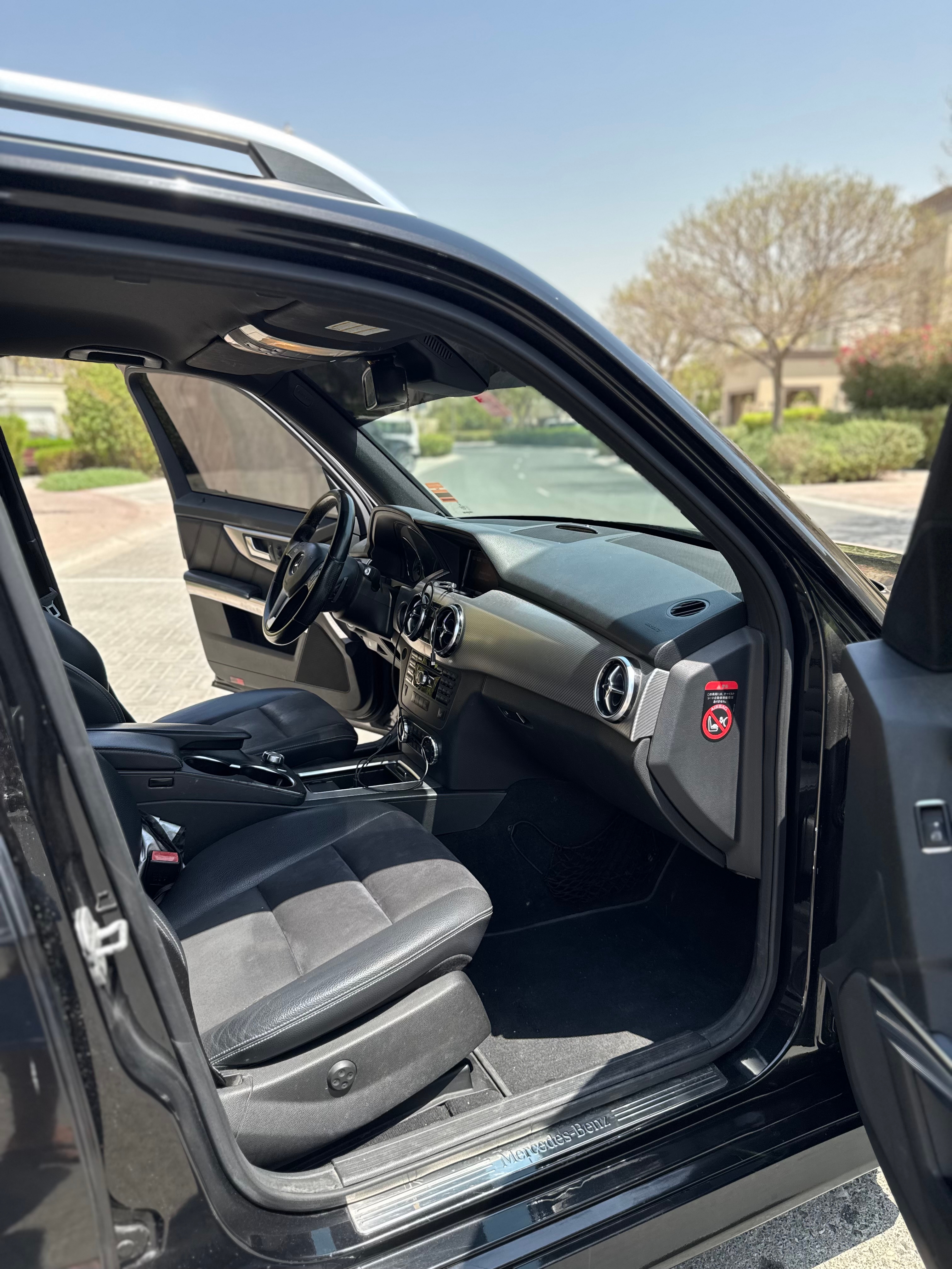 zwart Mercedes Benz GLK 350 4matic 2014